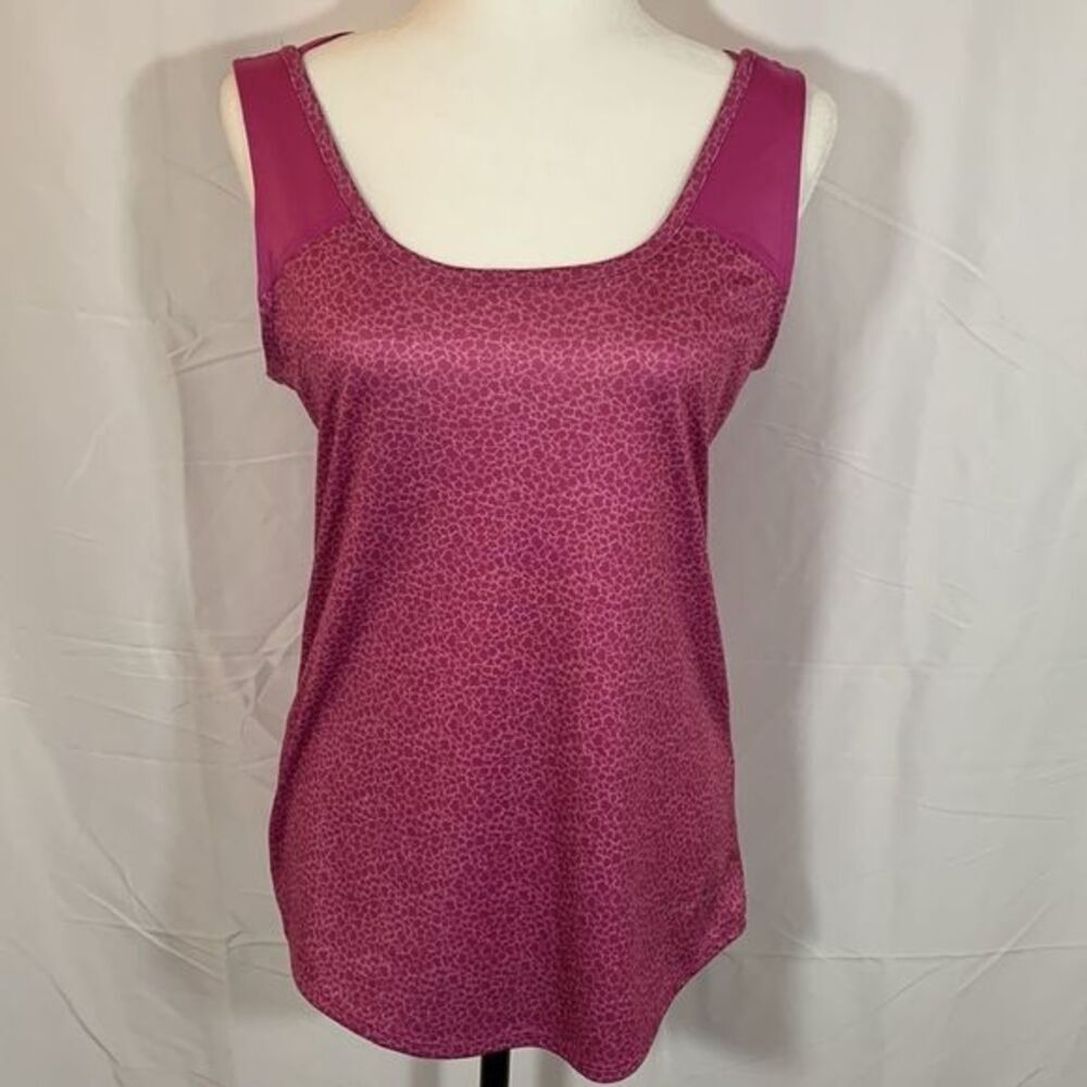 Columbia Pink Leopard Print Tank Top
